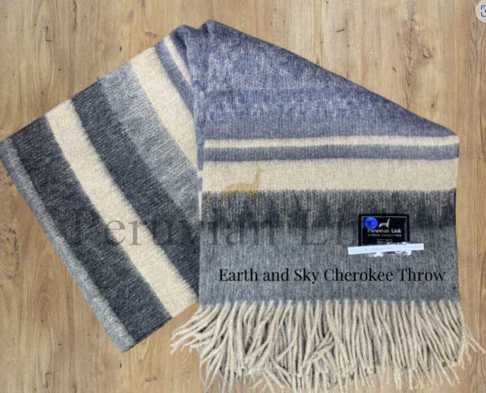 Cherokee Alpaca & Wool Throw Cherokee Alpaca & Wool Throw